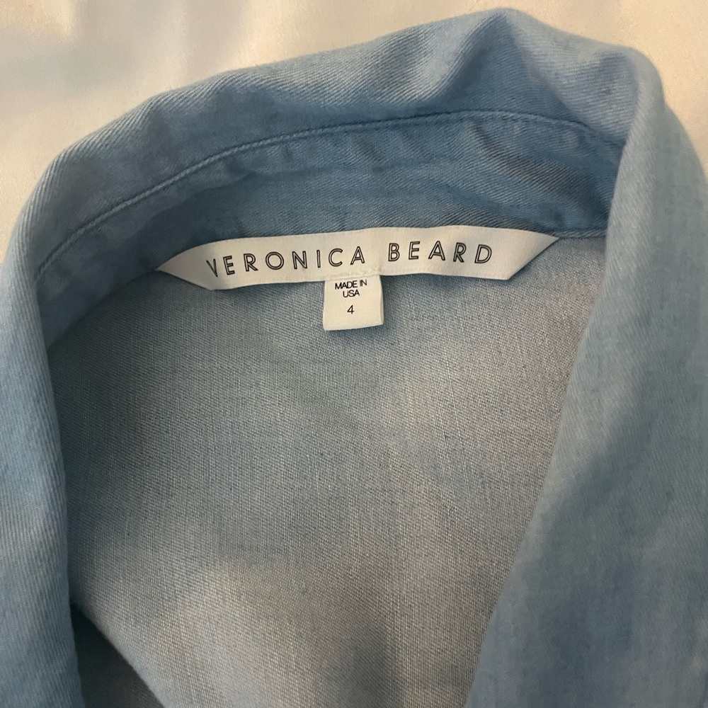 Great staple. Denim dress. Veronica Beard.